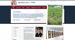 Desktop Screenshot of meridenhalloffame.org